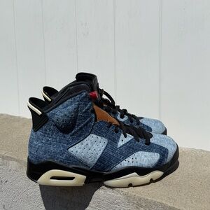 Mens Denim High-Top Sneakers